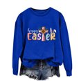 thumbnail image 5 of EGNMCR Easter T-Shirts Imprimés pour Femmes T-Shirts Graphiques pour Femmes Chemises pour Femmes T-Shirt à Col Rond pour Femmes Easter Imprimé Haut à Manches Longues Chandails pour Femmes T-Shirts pour Femmes, 5 of 5