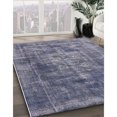 thumbnail image 3 of Ahgly Company Tapis d'Intérieur Lavables à la Machine, Carrés Industriels Modernes de Raisin Violet, 3' Carré, 3 of 7