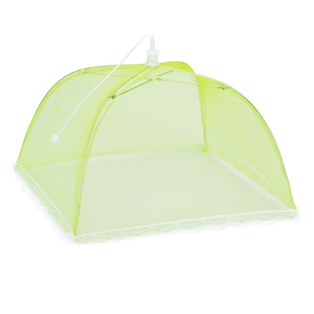1 Large -Up Mesh Screen Food Cover Tent Dome Net Umbrella Picnic Storage And Organization Yogurt Containers with Lids Locking Storage Kitchen Items Food Containers with Lids Airtight Kids Food Tray