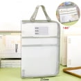 thumbnail image 2 of SDNall Large Capacity Clear Tote Bag for Documents and Art, Durable Transparent Storage with Flat Opening and Sturdy Handles for Easy Portability, 2 of 5