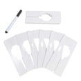 thumbnail image 2 of 30pcs Clothing Rack Size Rack Dividers Hangers Clothes Organizers with Marker Writable Closet Dividers for Sorting Clothes Size Cloth Store, 2 of 8