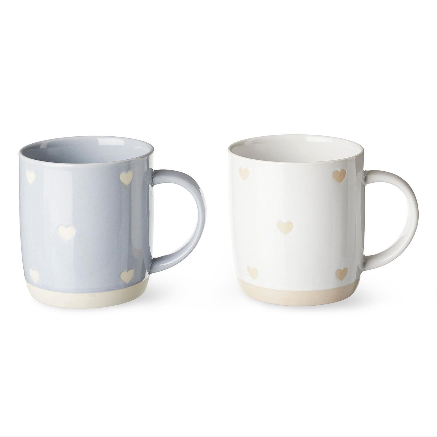 FRAÎCHE Spring Hearts Mugs, 2 pack