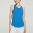 thumbnail image 2 of Timegard Camisoles d'Entraînement pour Femmes Col Rond Chandails de Course Athlétiques Décontractés Couleur Unie Sans Manches, 2 of 7