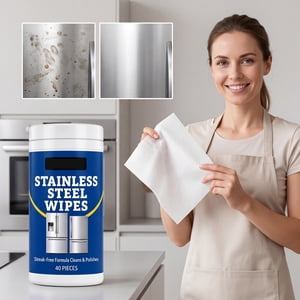 Tyidzon Stainless Steel Cleaning Wipes Quickly Removal Oil Stains On The Surfaces Of Stainless Steel No Need For Additional Cleaning Agents10ml