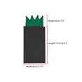 thumbnail image 3 of INSPIRE CHIC Men's Halloween Pocket Squares Pre Folded Triangles On Card Suit Handkerchief Dark Green One Size, 3 of 4
