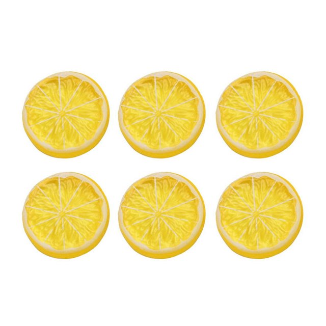 MesaSe Lemon slice simulation fruit fake fruit diameter artificial plastic realistic photography props