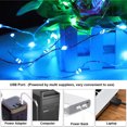 thumbnail image 3 of LSLJS Bande Lumineuse, Guirlande Lumineuse Intelligente RVB Décoration de Noël Bluetooth 4.0 Application Télécommande Musique, Décorations de Noël, 3 of 4