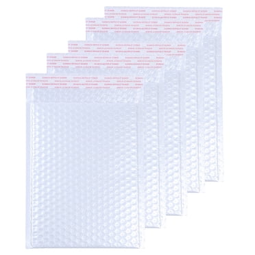 KAKOWELY 50pcs Bubble Out Bags Practical Bubble Storage Bag Shockproof Express Delivery Packaging Bag Bubble Pouch for Mailing Packaging (White, 20x15cm),5.91"X8.66"X0.08"
