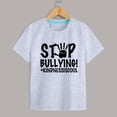 thumbnail image 4 of WEAIXIMIUNG T-Shirts pour Adolescentes 16-18 Filles Manches Courtes Col Rond T-Shirts Imprimés 6 Couleurs, 4 of 5