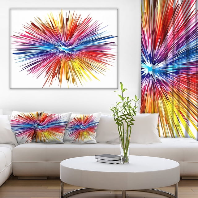 Beautyrest Design Art Color Explosion Canvas Print