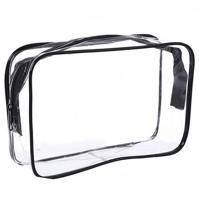 Trousse de Toilette Transparente Imperméable, Pochette de Maquillage Portable, Trousse Cosmétique pour Femmes