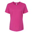 thumbnail image 1 of Bella Canvas 6400 - Relaxed Short Sleeve Jersey T-Shirt, XL, Berry, 1 of 5