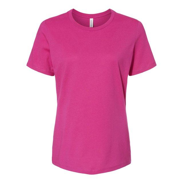 Bella Canvas 6400 - Relaxed Short Sleeve Jersey T-Shirt, XL, Berry