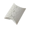thumbnail image 1 of Shengyu 50 Pieces Pillow Candy Box Paper Festival Birthday Celebration Chocolates Favors Snacks Present Storage Package Children Silver Pattern, 1 of 6