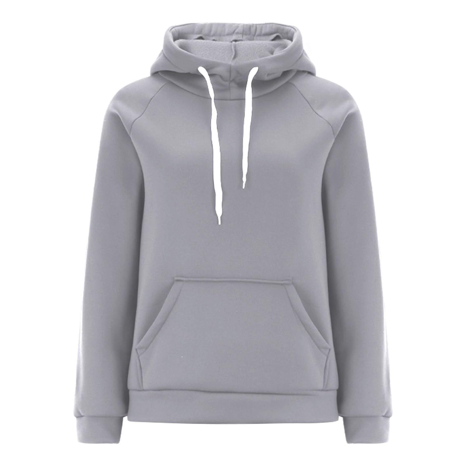 Women Drawstring Hooded Sweatshirts, Cotton Fleece Pullover Hoodies Tops, Winter Travel Solid Color Long Sleeve Hoodie Sweats Shirts