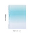 thumbnail image 3 of Fareti Spiral Notebook A5 Wide Ruled Notebooks Gradient Small Lined Notebooks for Note Taking for Work Study Business Travel, 3 of 4
