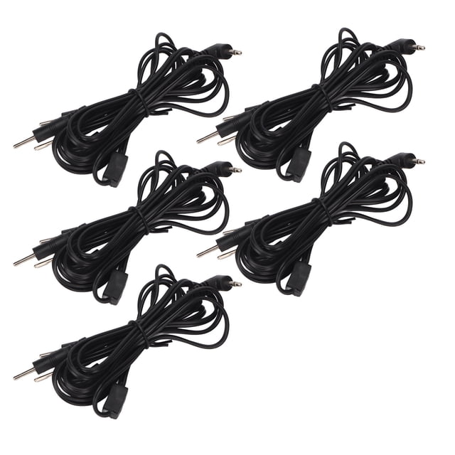 Electrode Wires,5pcs for TENS Lead TENS Pin Electrode Wires Replacement Lead Wire Elevated Design