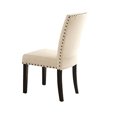 thumbnail image 2 of ACME Nolan Side Chair (Set-2) - 72852 - Linen & Salvage Dark Oak, 2 of 3