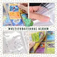 thumbnail image 4 of Trading Card Holder Card Album Binder, Trading Card binder, Present for Children, Folder Book Collectible Card Album, 4-Pocket with 30-Pages 240-Trading Cards Capacity-(PHL2), 4 of 5