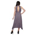thumbnail image 2 of Moomaya Robe Style Asymétrique pour Femmes Grande Taille Sans Manches Vêtements Décontractés, 2 of 5