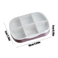 thumbnail image 3 of EGNMCR Kitchen Gadgets Portable Drug Storage Box Easy To Store Convenient For Travelling Sealed Moistureproof Classified Storage Do Not Interfere With Each Other Portable Pill Boxes, 3 of 6