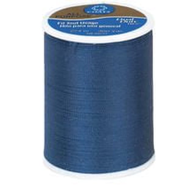 Coats & ClarkTM Fil Tout Usage 100 % Polyester, Bobine de 300 Yards en Bleu Foncé, Fil de Polyester corespun de Poids Moyen pour des Coutures Solides et Durables sur Tissus Tissés et Tricotés, Convient à la Couture à la machine Ou à la Main, Souvent Utilisé dans les Vêtements et les Projets de Déco Maison.