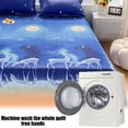thumbnail image 4 of Bed Sheets Full Sheet Sets Ice Silk Bedding Three Piece Set Breathable Soft Bed Sheet Luxurious Silk Bed Sheet and Pillowcase Realistic and Interesting Patterns Bedding Sets Full, 4 of 6