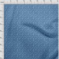thumbnail image 4 of oneOone Rayon Medium Blue Fabric Kids Foot Sewing Craft Projects Fabric Prints By Yard 56 Inch Wide, 4 of 5