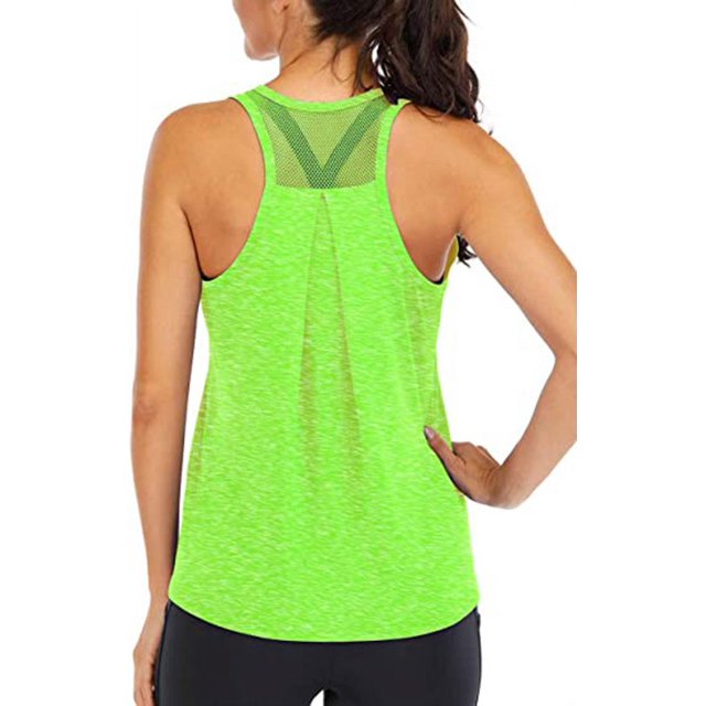 Débardeurs d'Entraînement pour Femmes Débardeurs pour Femmes en Forme en Vrac Racerback en Mesh Débardeurs de Course Musculaire Sans Dos