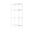 thumbnail image 3 of EGNMCR Closet Organizers and Storage, Coat Rack Freestanding Closet Organizer Hall Tree With 2 Storage Shelves Corner Storage Organizer For Entryway Bedroom Plast c Coat Rack, 3 of 6