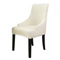 thumbnail image 3 of Amdohai Chair Cover Velvet Chair Slipcovers Removable Washable Soft Dining Chair Protector Cover Beige, 3 of 8