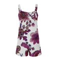 thumbnail image 4 of Pisexur Combinaison Décontractée Plus de Taille Womens Summer Floral Sans Manches Moulante Sangle Spaghetti Réglable Extensible Shorts une Pièce avec Poches S-3XL, 4 of 5