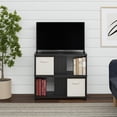thumbnail image 2 of Mainstays Expandable Side by Side or Stacking TV Stand for TVs up to 70 inches, Black Oak, 2 of 8