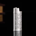 thumbnail image 4 of Vintage Style Lighter Case Zinc Alloy, Secure Protection, Easy Lighting Stylish and Practical with Floral Pattern for Outdoor Camping Hiking, 4 of 7
