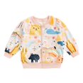 thumbnail image 2 of uublik Infant Girls Jacket Baseball Jacket Bomber Coat School Uniform With Button Pink, Size 9M-6, 2 of 6