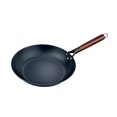thumbnail image 4 of Luzkey Wok Pan Frying Pan Cookware Universal Cooking Wok Uncoated Stir Fry Pan Iron Wok for Kitchen Cooker Stoves Electric Induction 33cm, 4 of 8