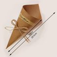thumbnail image 4 of Set 50 Confetti s Paper s for Wedding Party for Petals Gifts Brown, 4 of 8