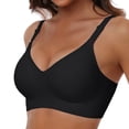thumbnail image 2 of Wireless Push Up Full Coverage Bra for Women - Seamless Soft Support in Regular and Plus Size, 2 of 4