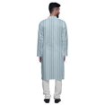 thumbnail image 3 of Atasi Printed Designer Rayon Button Down Casual Kurta With Pajama For Men, 3 of 4