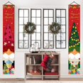thumbnail image 3 of 1 Paire de Couplets de Noël Réutilisables Motif Cartoon Dwarf Bannière Suspendue de Porte pour Fête Décoration Festive de la Maison, 3 of 10