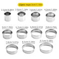thumbnail image 3 of Bovemsi Cake Molds Stainless Ring 11 Piece Adjustable Ring Retractable Cake Ring, 3 of 6