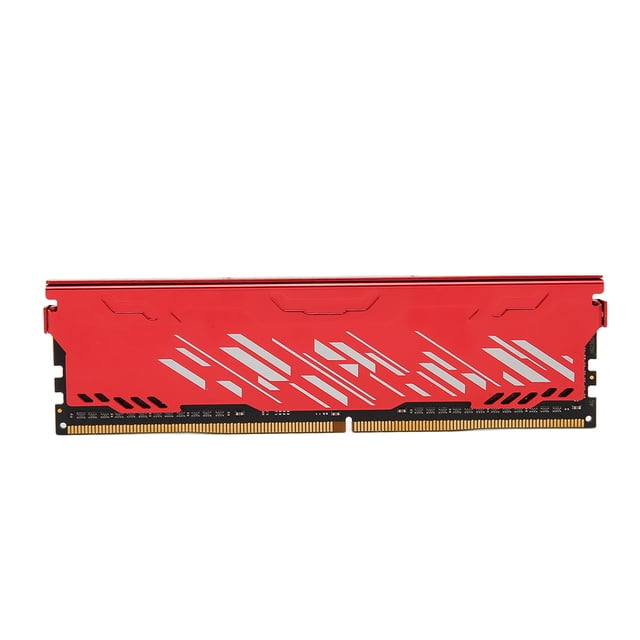 Module de Mémoire de Bureau, DDR4 2666MHz PC4 21300 CL19 1.2V Mémoire de Bureau pour, Module de Mémoire SDRAM pour Ordinateur PC de Bureau avec Vitesse d'Exploitation Rapide Rouge