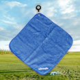 thumbnail image 5 of facefd 30x30cm Microfiber Golf Towel Sweat-absorbent Wiping Cloth Sports Blue, 5 of 5