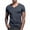 T-shirts à Manches Courtes Gris Foncé pour Hommes, variante sur Brnmxoke T-Shirts d'Été Légers et Décontractés à Manches Courtes pour Hommes, Coupe Ample, Col en V Surdimensionné, Chandails à Enfiler, T-Shirts Grandes Tailles, Hauts de Base pour la Plage et les Vacances, Bleu Ciel, TG