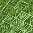 thumbnail image 1 of Ahgly Tapis d'Intérieur Lavable en Machine Carré Vert, 4 Pieds Carré, 1 of 7