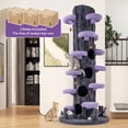 thumbnail image 4 of Gymax 90.5'' Multifunctional Cat Tree w/Private Condos Sisal Covered Scratching Panel, 4 of 10