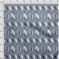 thumbnail image 3 of oneOone Georgette Viscose Fabric Parallelogram & Triangle Geometric Print Fabric BTY 42 Inch Wide, 3 of 4
