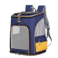 thumbnail image 4 of Sac de Transport pour Animaux Pliable Rembourré Léger pour Maison Extérieur Randonnée Jaune, 4 of 8