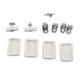 thumbnail image 4 of Étagère de Placard Extensible à Tension Organisateur d'Armoire Séparateur d'Armoire à Chaussures Garde-Robe Cloison Fleur Séparation Étagère de Rangement Blanc Rétractable Jardin Fleur 24 cm Chaussure, 4 of 8