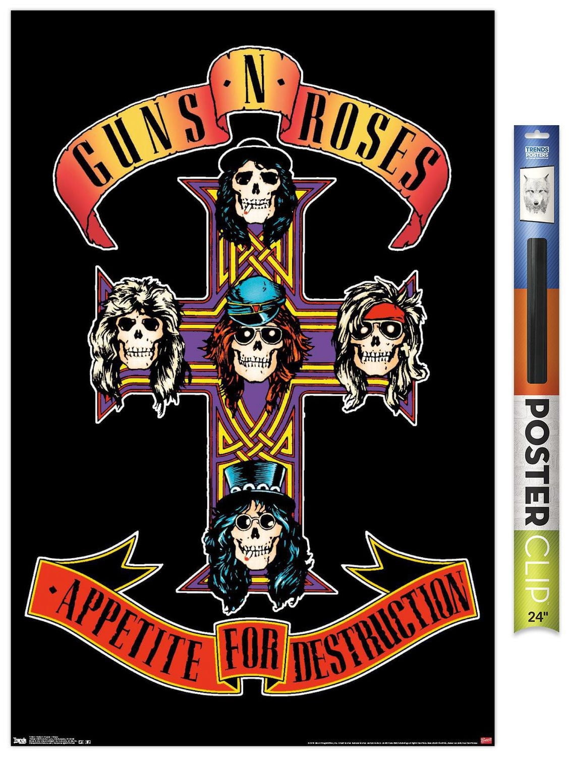 Guns N' Roses - Cross Wall Poster